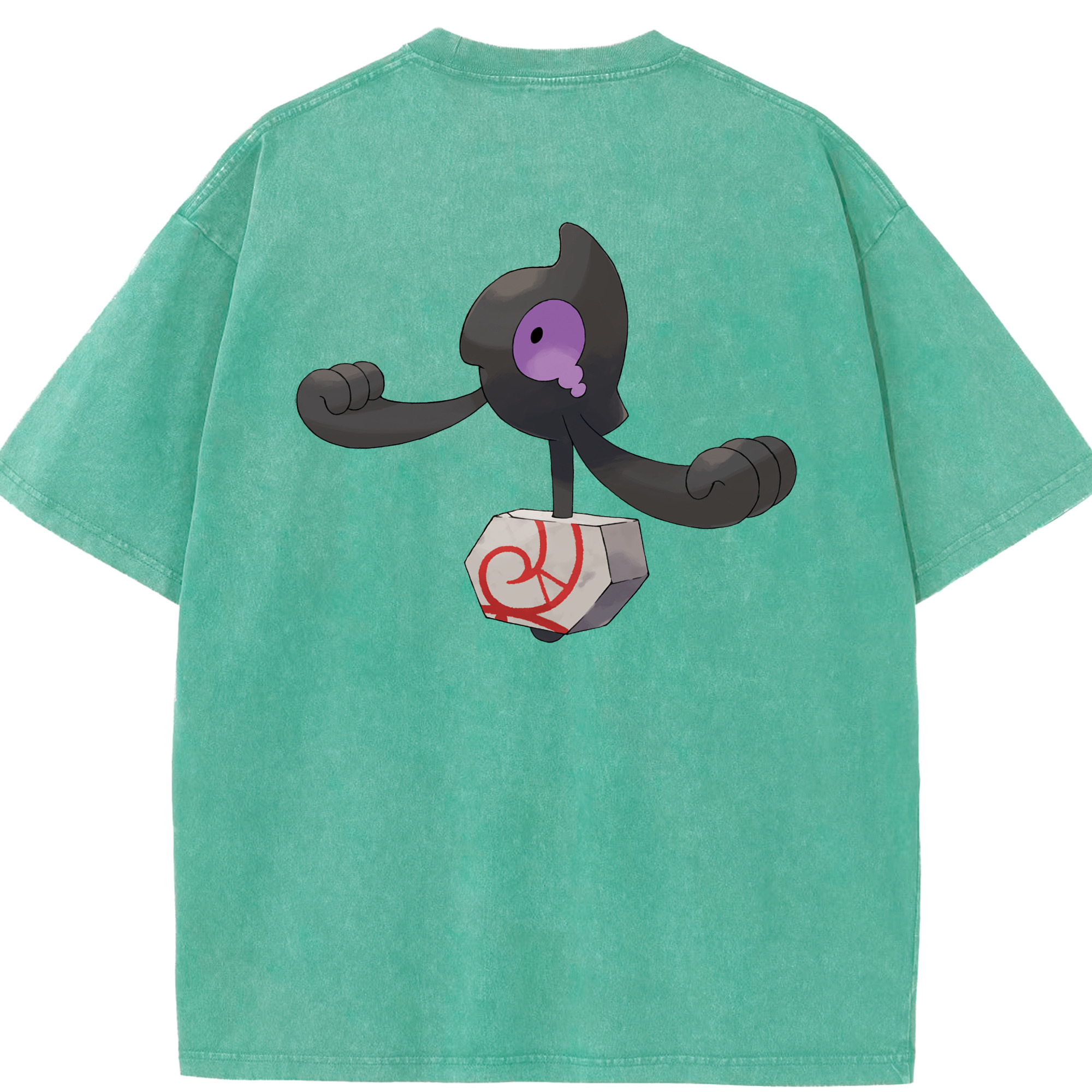 （画像用） ポケットモンスター Pokémon 綿100% ヴィンテージ風 半袖Tシャツ（背面プリント）